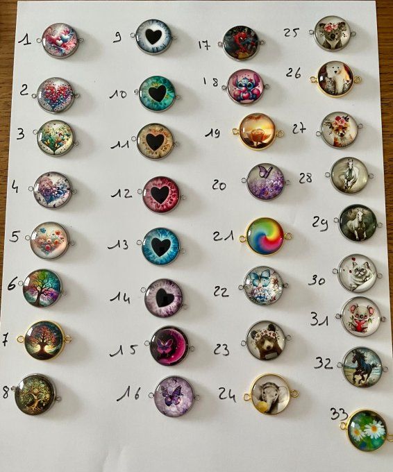 Bracelet a Personnalise avec Cabochon 20 mm