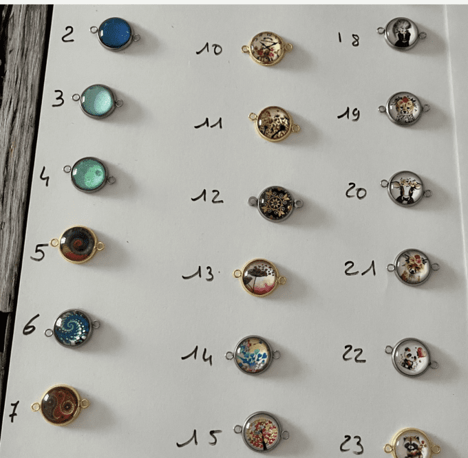 Bracelet a Personnaliser avec Cabochon 12 mm